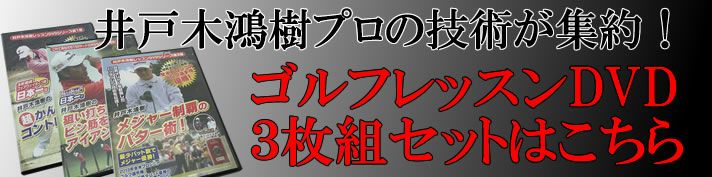 ゴルフレッスンDＶD 井戸木鴻樹プロ 第1弾&第2弾 2枚組セット