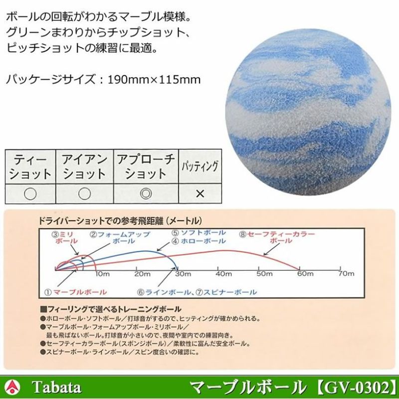 Amazon | Tabata(タバタ) ゴルフ 練習用 ボール アプローチ練習