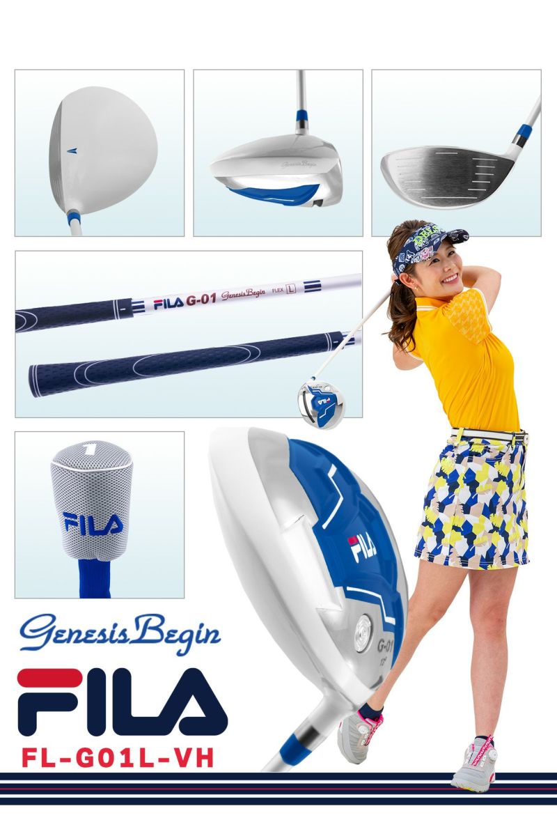 FILAゴルフ G-01 ホワイトブルー レディース 14点（11本）クラブセット 専用スタンドバッグ付 右用 | ワールドゴルフ 公式本店