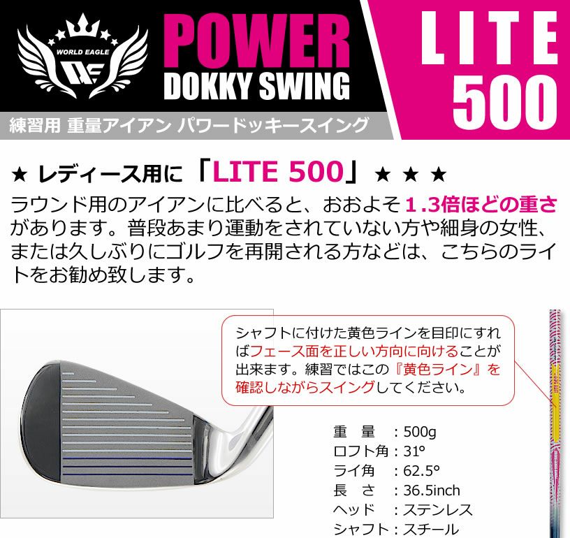 ゴルフ練習器具井戸木鴻樹プロが考案したスイング練習用クラブ重量アイアンヘッドスピードがアップトレーニング、パワーアップ、飛距離UP、ストレッチ、スイング矯正！