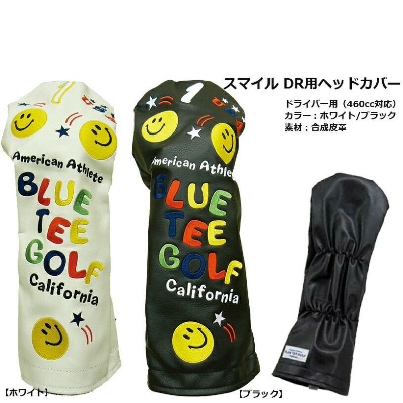 BLUE TEE GOLF ブルーティーゴルフ スマイル ドライバー用ヘッドカバー