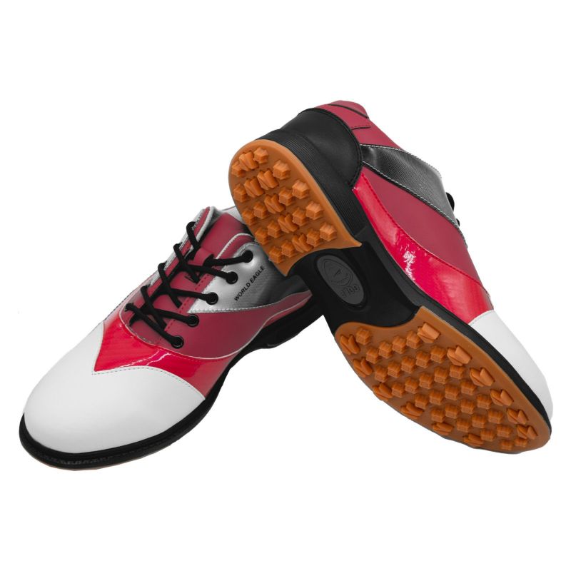 ICON ゴルフスパイクシューズ ホワイト/レッド 【公式通販】