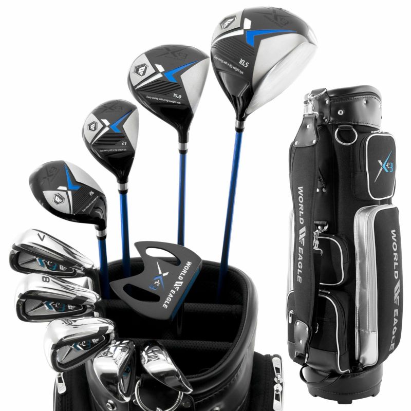 ワールドイーグル　ゴルフクラブセット 新春スイングSALE ワールドイーグル X-03 メンズ 16点 クラブセット WE