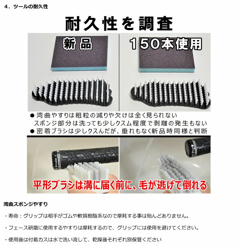 専用ツールが寿命を延ばす！グリップ力復活キット！サンタック