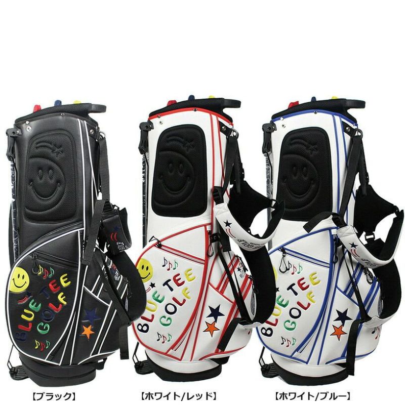 ブルーティーゴルフ スマイル＆カートスタンドキャディーバッグ BTG