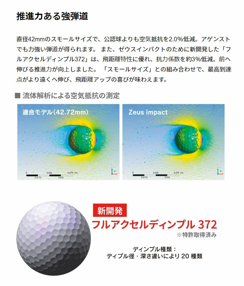 キャスコ ゼウスインパクト3 12球入り 【IR】