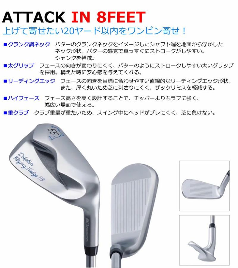 【美品・二度程使用】キャスコ ドルフィン フライングウェッジ 33インチ 55度 Amazon.co.jp: キャスコ ドルフィン フライングウェッジ DFW-119